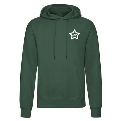 LSP Hvit Stjerne Logo Hoodie