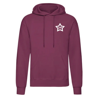 LSP Hvit Stjerne Logo Hoodie