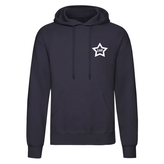 LSP Hvit Stjerne Logo Hoodie
