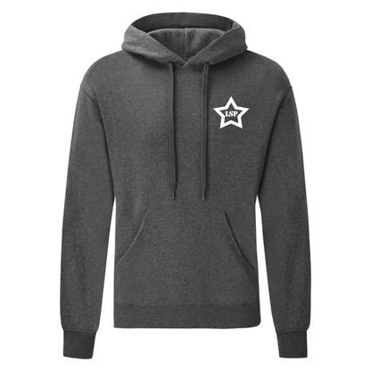 LSP Hvit Stjerne Logo Hoodie