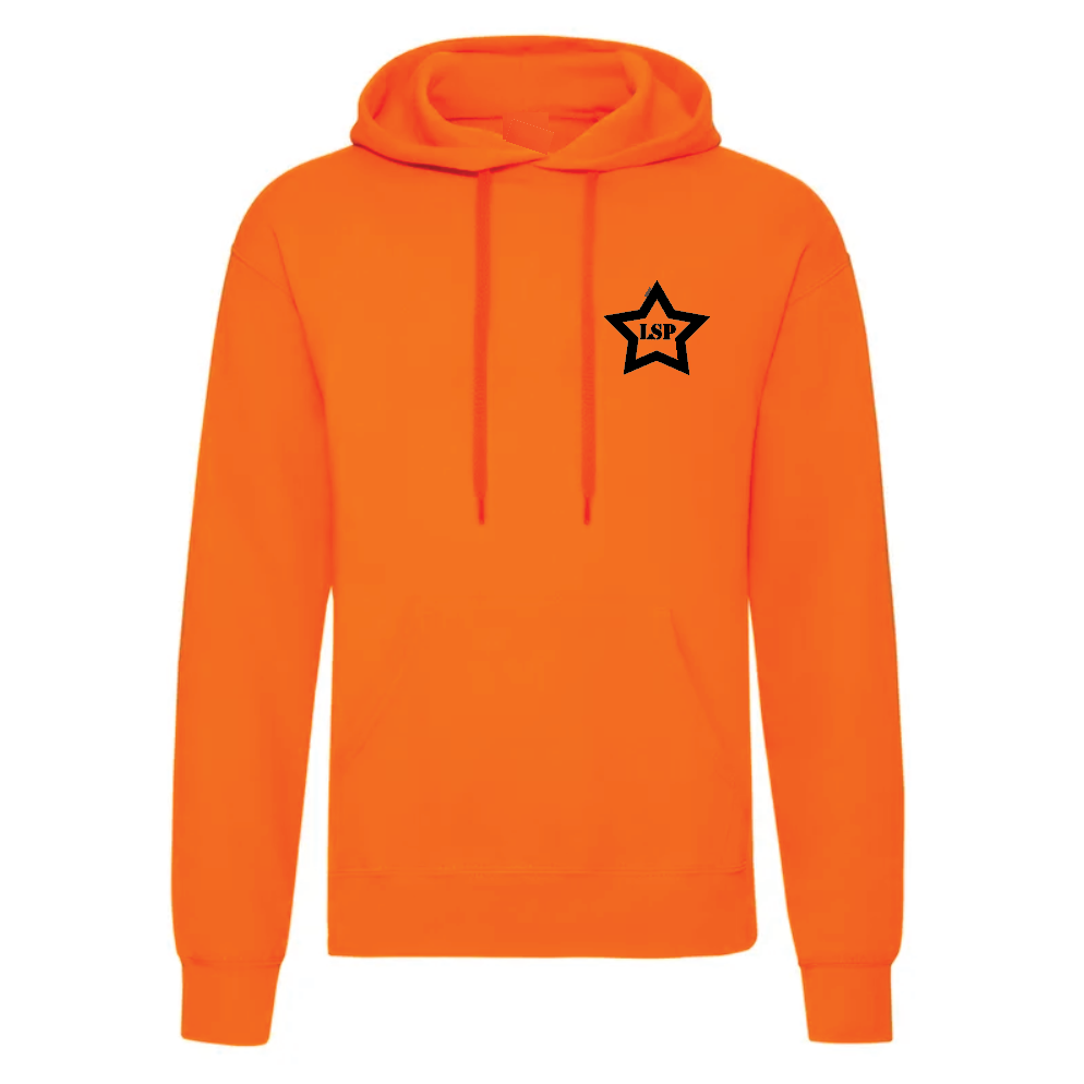 LSP Svart Stjerne Logo Hoodie