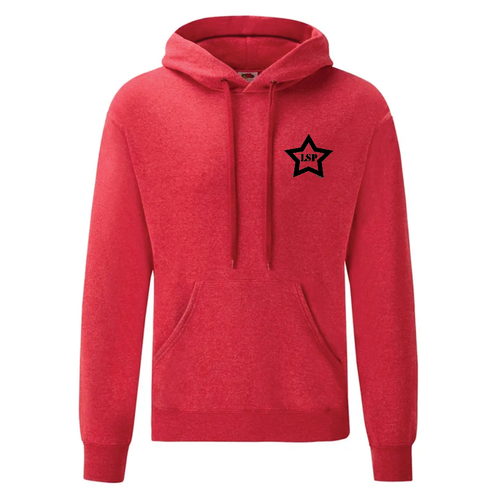 LSP Svart Stjerne Logo Hoodie