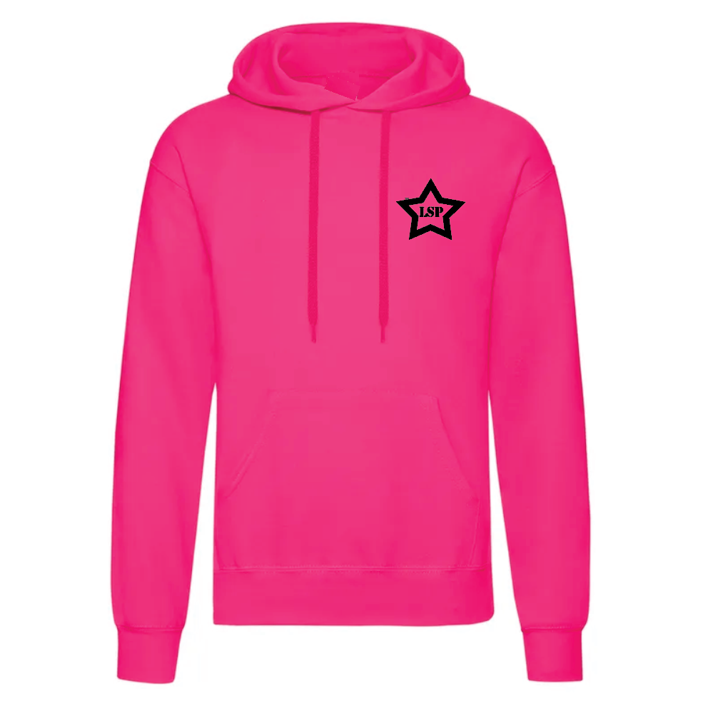 LSP Svart Stjerne Logo Hoodie