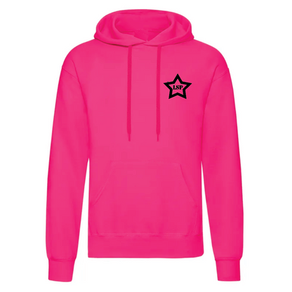 LSP Svart Stjerne Logo Hoodie
