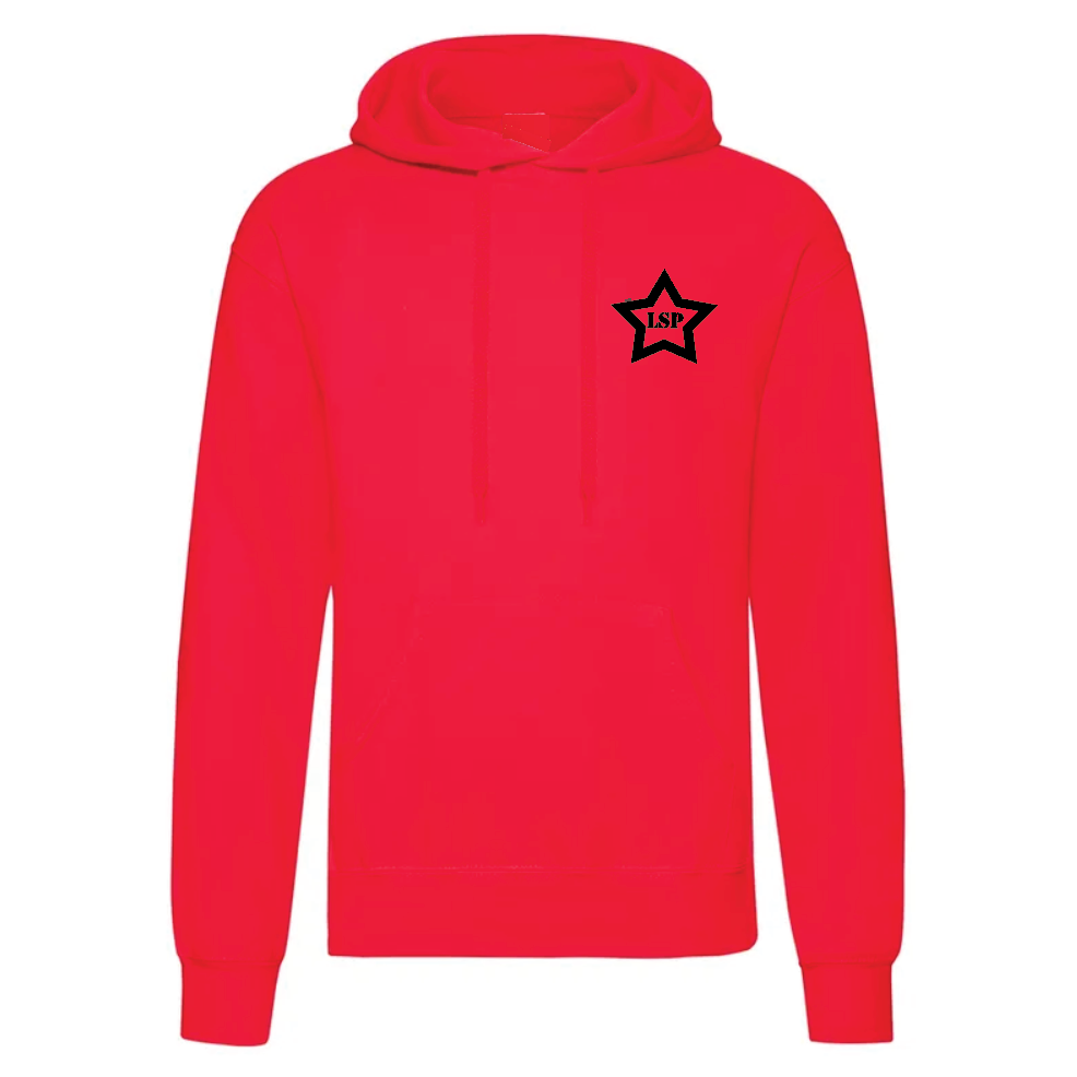 LSP Svart Stjerne Logo Hoodie
