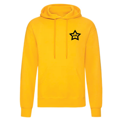 LSP Svart Stjerne Logo Hoodie