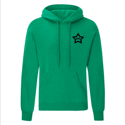 LSP Svart Stjerne Logo Hoodie