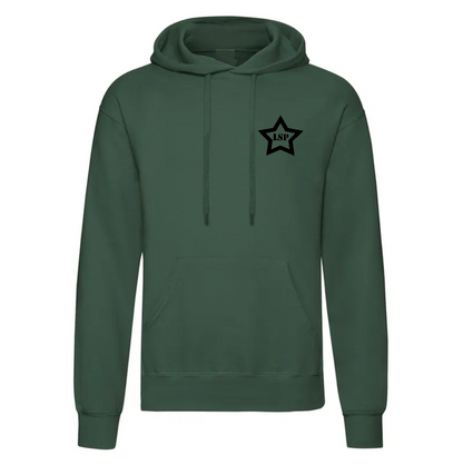 LSP Svart Stjerne Logo Hoodie