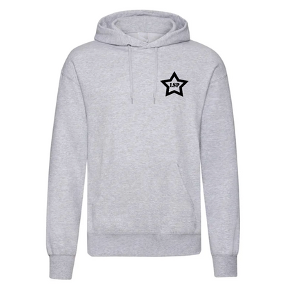 LSP Svart Stjerne Logo Hoodie