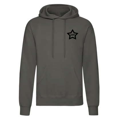 LSP Svart Stjerne Logo Hoodie