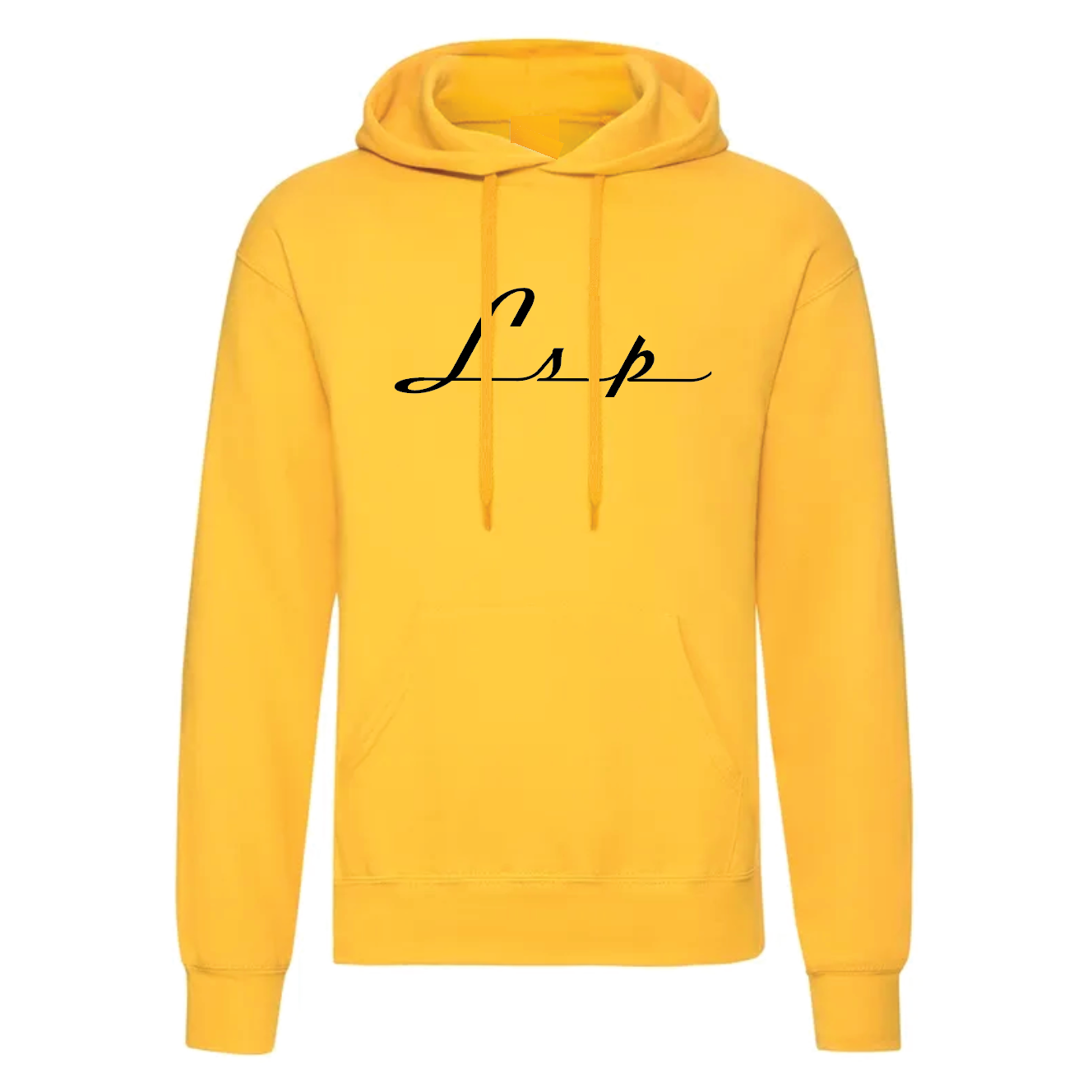 LSP Streetwear Svart logo Hoodie