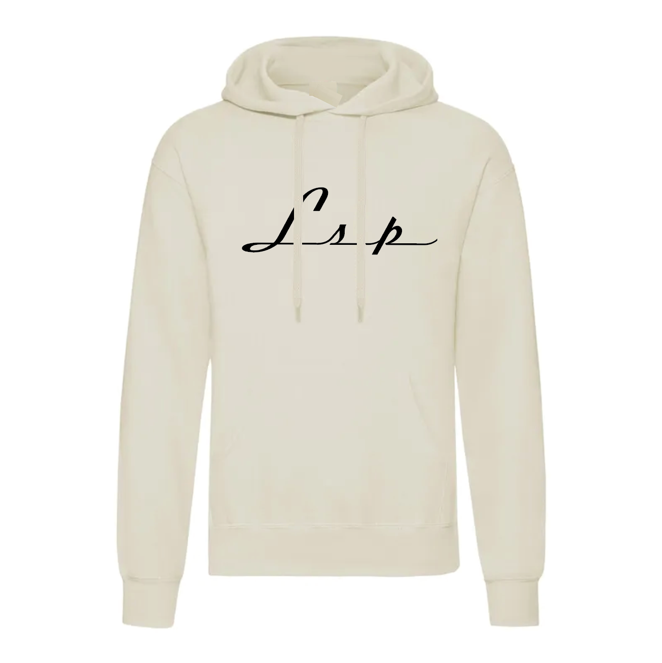 LSP Streetwear Svart logo Hoodie