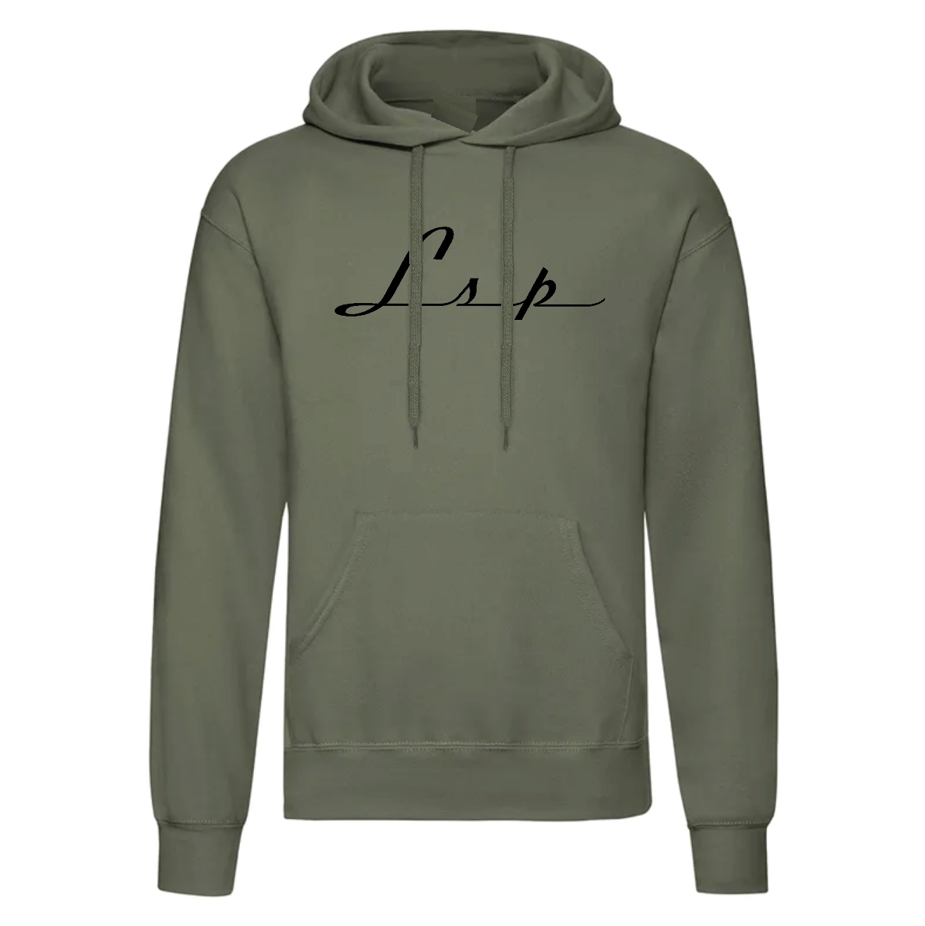 LSP Streetwear Svart logo Hoodie
