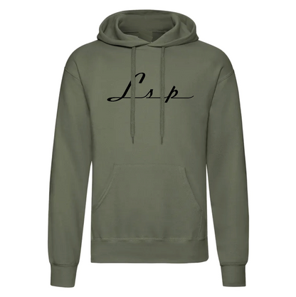 LSP Streetwear Svart logo Hoodie