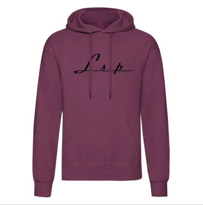 LSP Streetwear Svart logo Hoodie