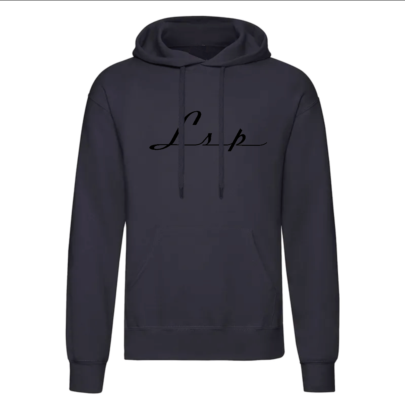 LSP Streetwear Svart logo Hoodie