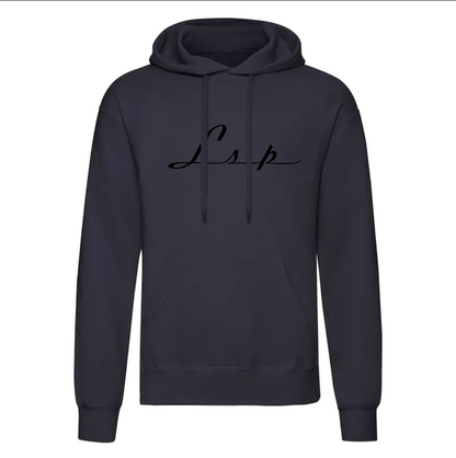 LSP Streetwear Svart logo Hoodie