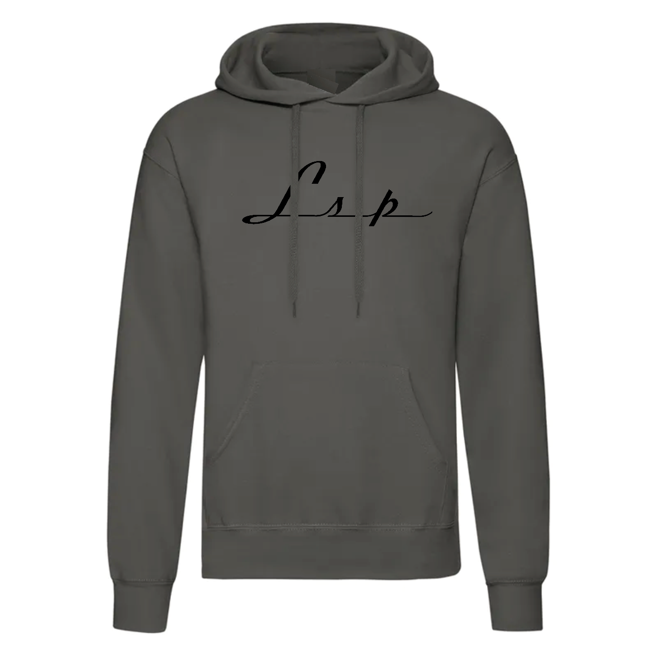 LSP Streetwear Svart logo Hoodie