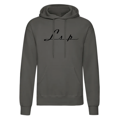 LSP Streetwear Svart logo Hoodie