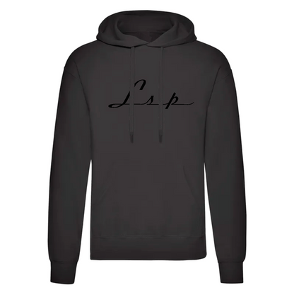 LSP Streetwear Svart logo Hoodie
