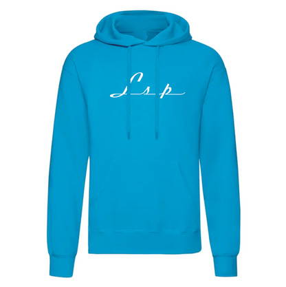 LSP Streetwear Hvit Logo Hoodie