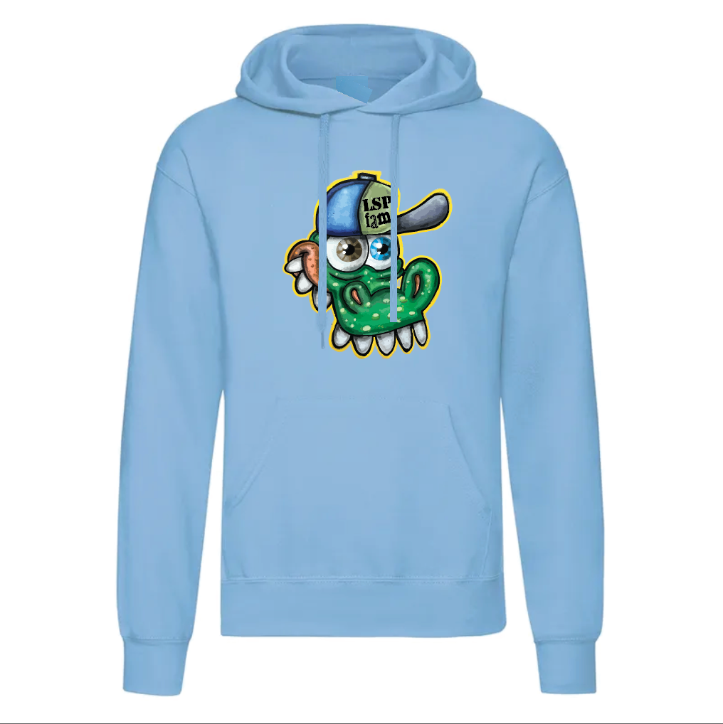 Gator LSPfam Edition Lyseblå Hettegenser