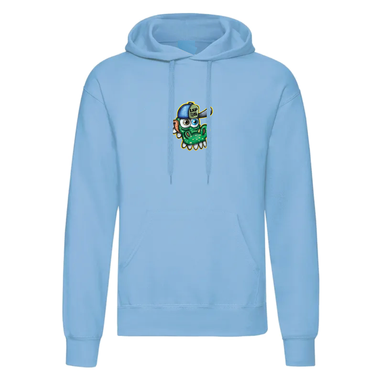 LSP x Gator Hoodie med Stort Print Bak