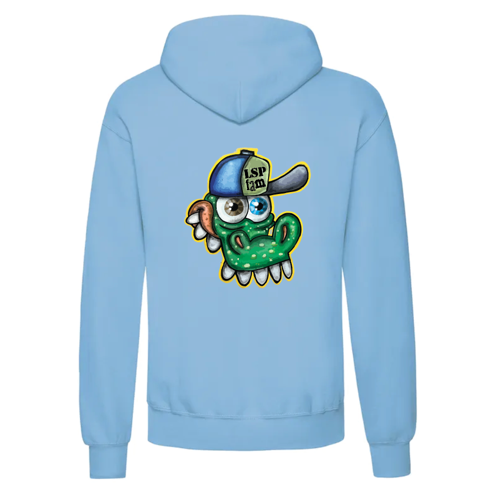 Gator LSPfam Edition Lyseblå Hettegenser