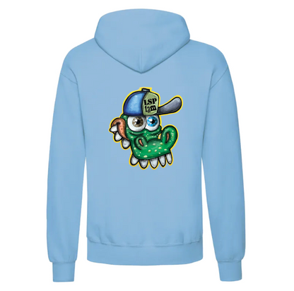 LSP x Gator Hoodie med Stort Print Bak