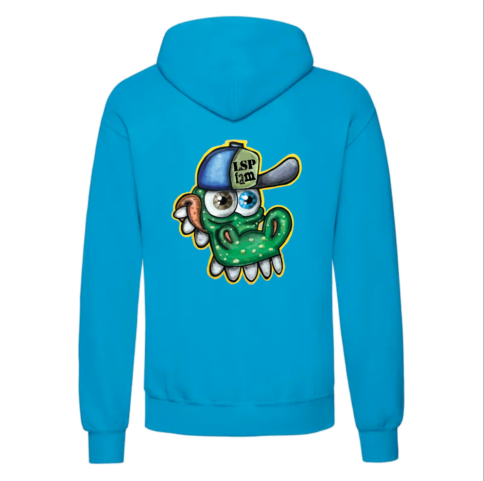 Gator LSPfam Edition Mellomblå Hettegenser