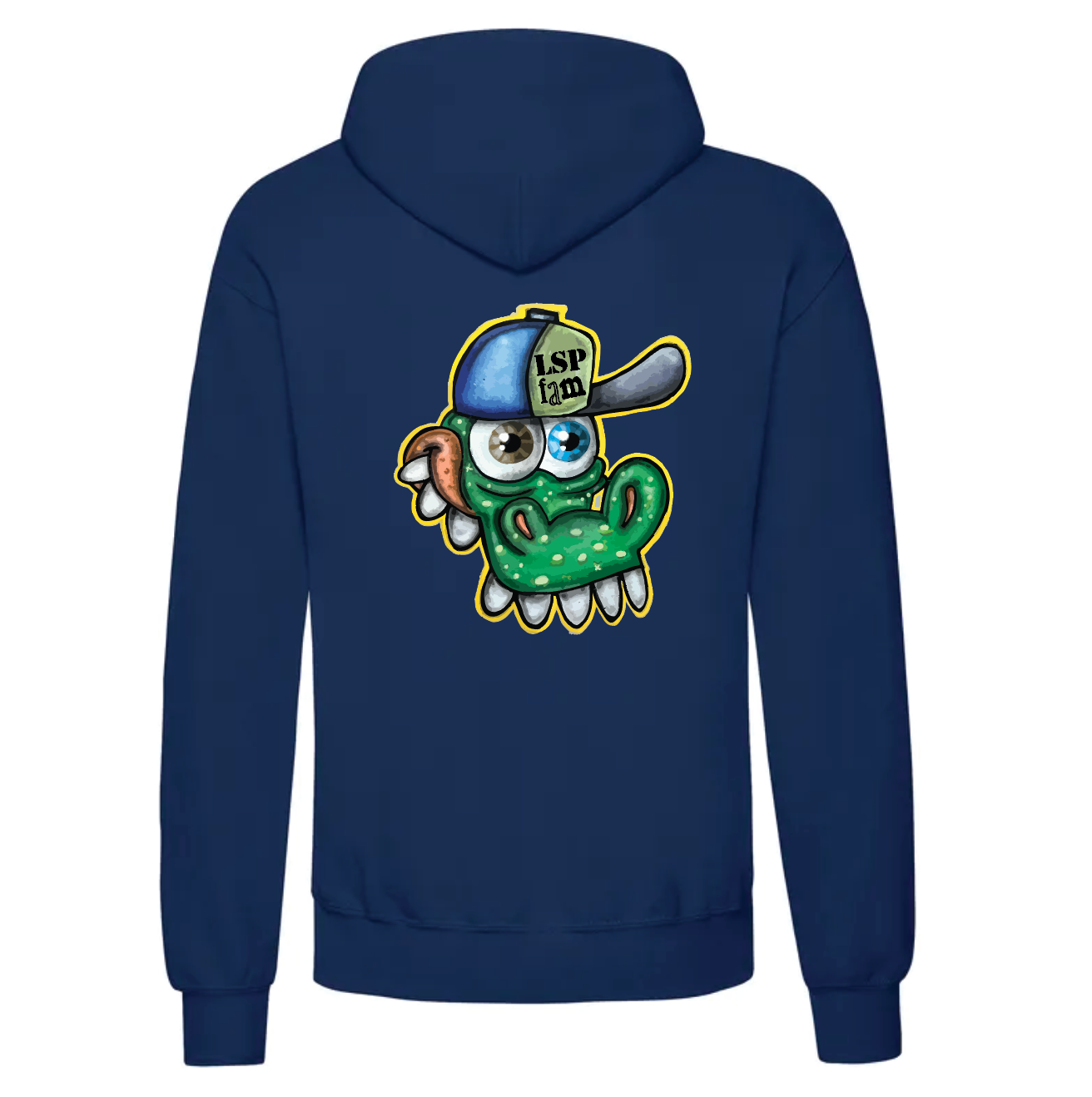 LSP x Gator Hoodie med Stort Print Bak
