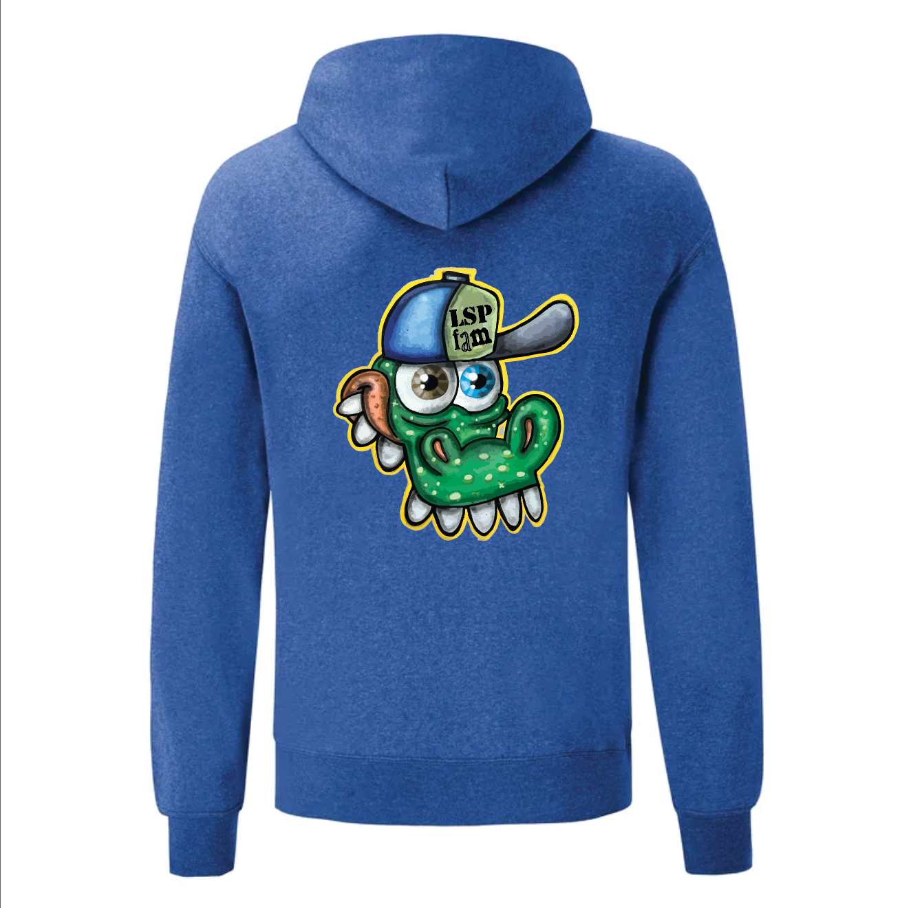 LSP x Gator Hoodie med Stort Print Bak
