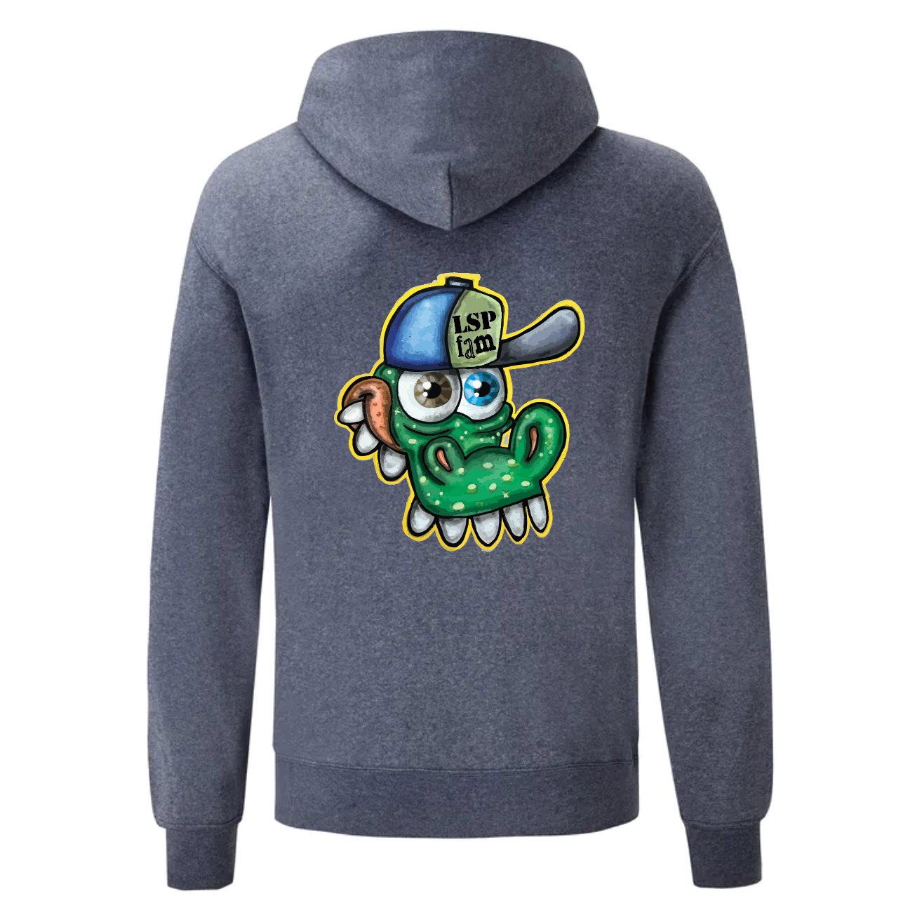 LSP x Gator Hoodie med Stort Print Bak