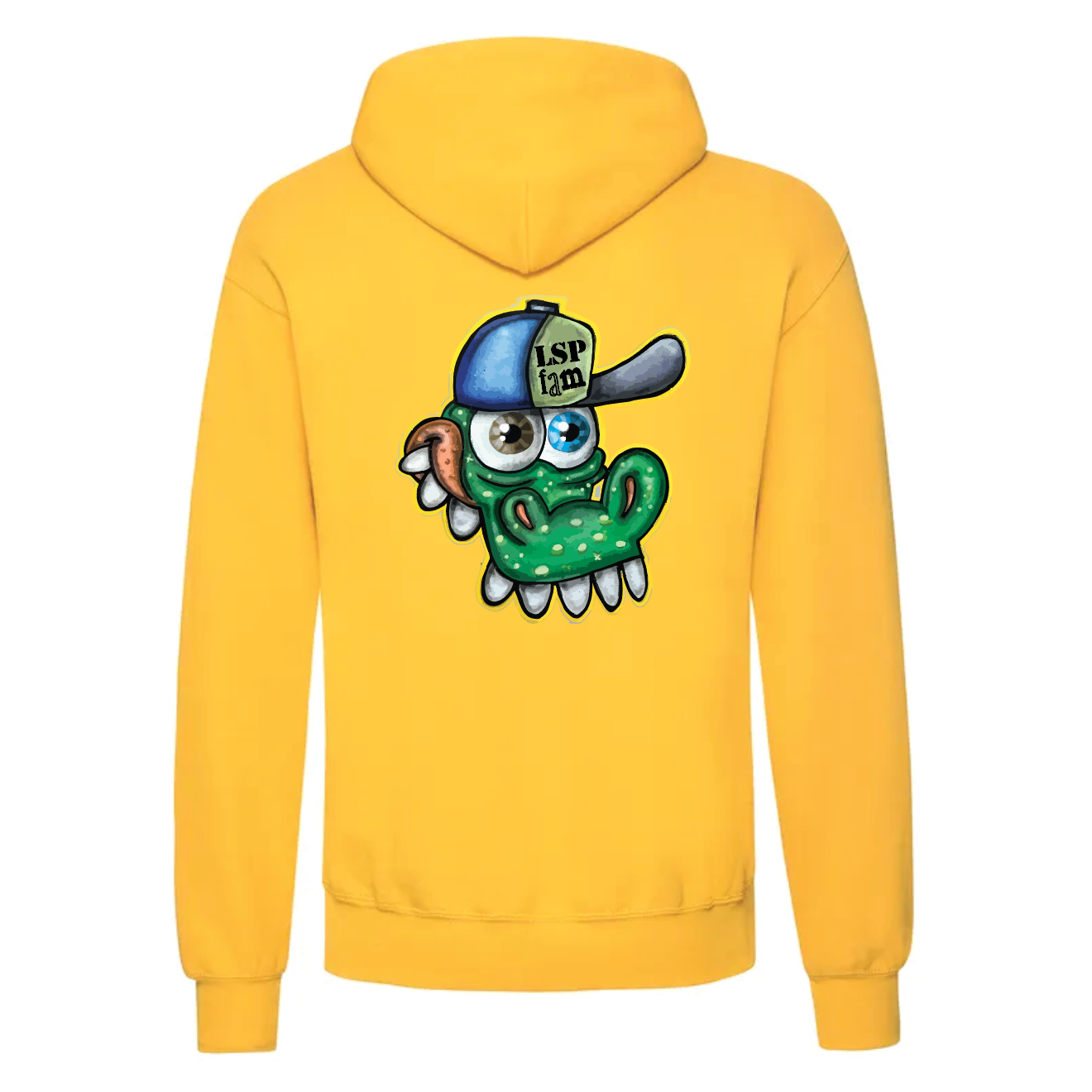 LSP x Gator Hoodie med Stort Print Bak