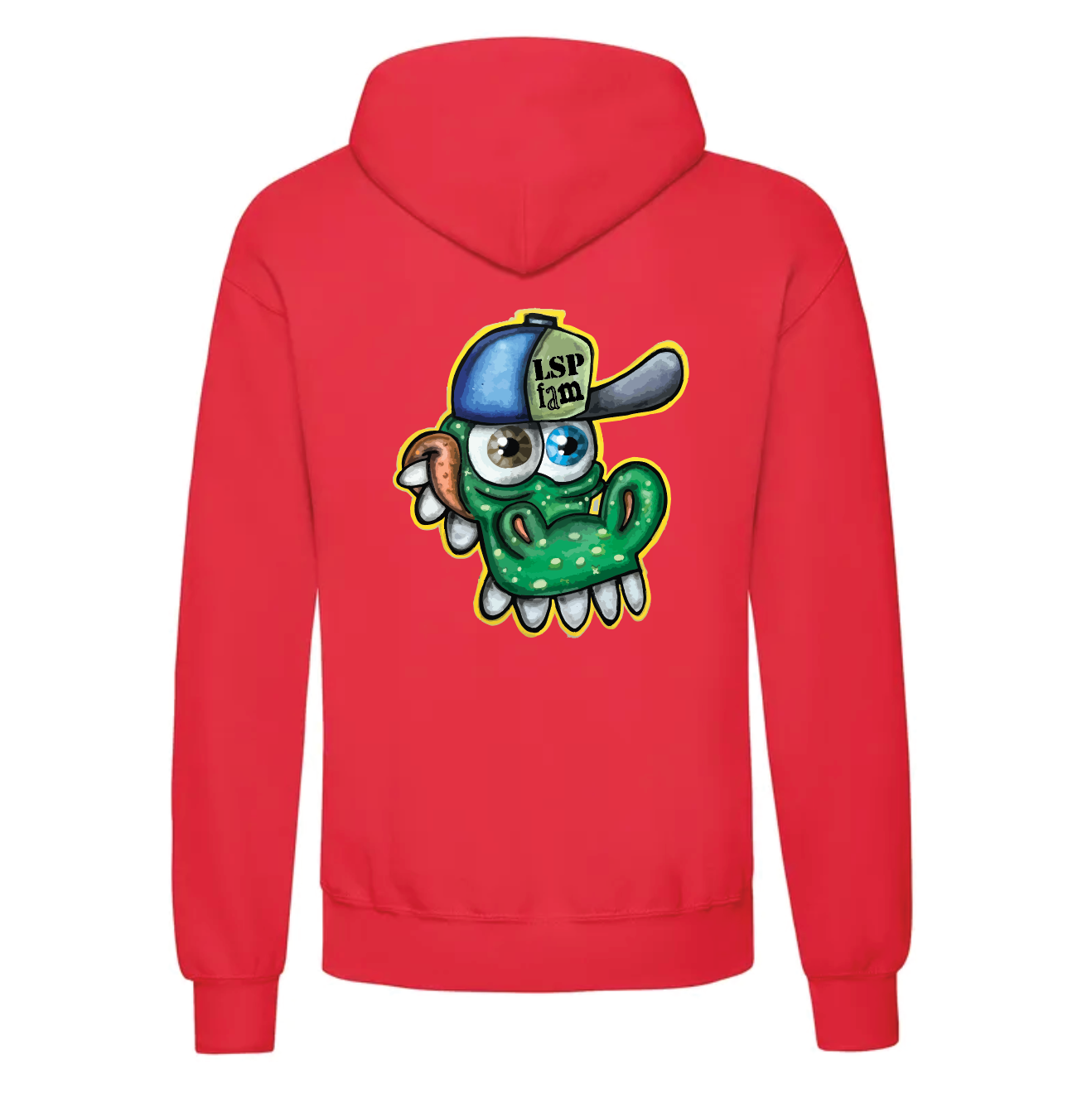 LSP x Gator Hoodie med Stort Print Bak