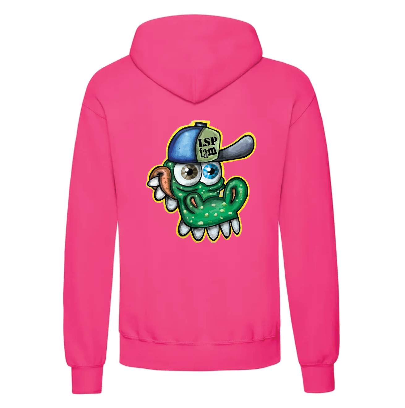 LSP x Gator Hoodie med Stort Print Bak