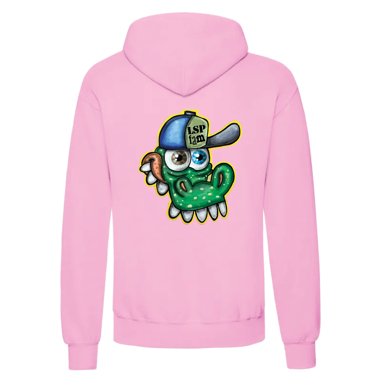 LSP x Gator Hoodie med Stort Print Bak