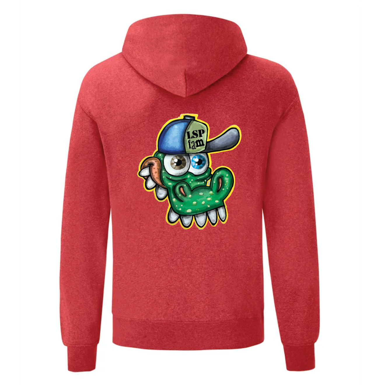 LSP x Gator Hoodie med Stort Print Bak