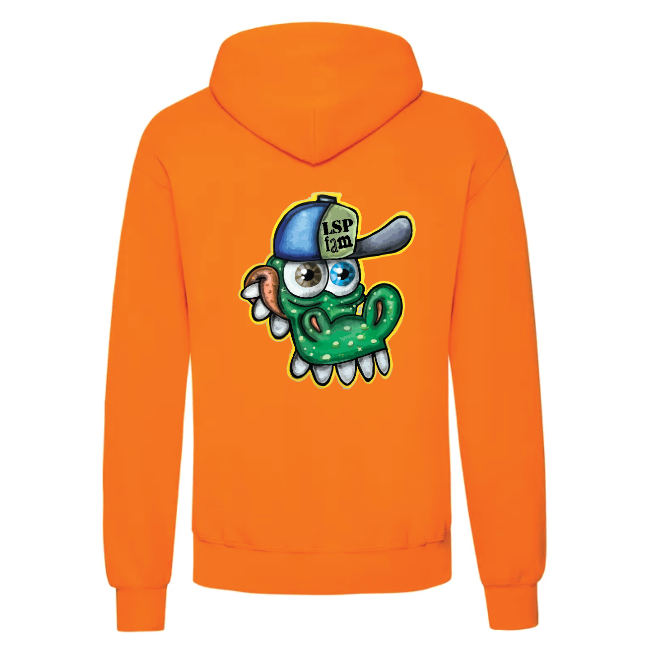 LSP x Gator Hoodie med Stort Print Bak