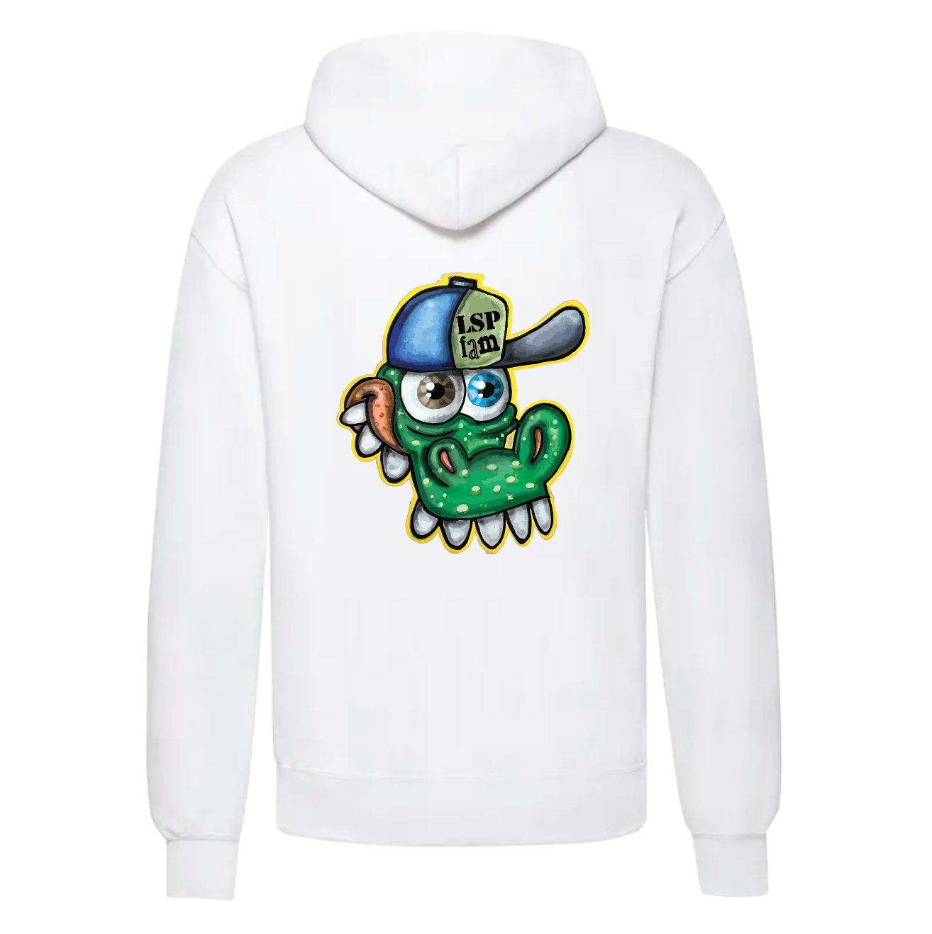 LSP x Gator Hoodie med Stort Print Bak