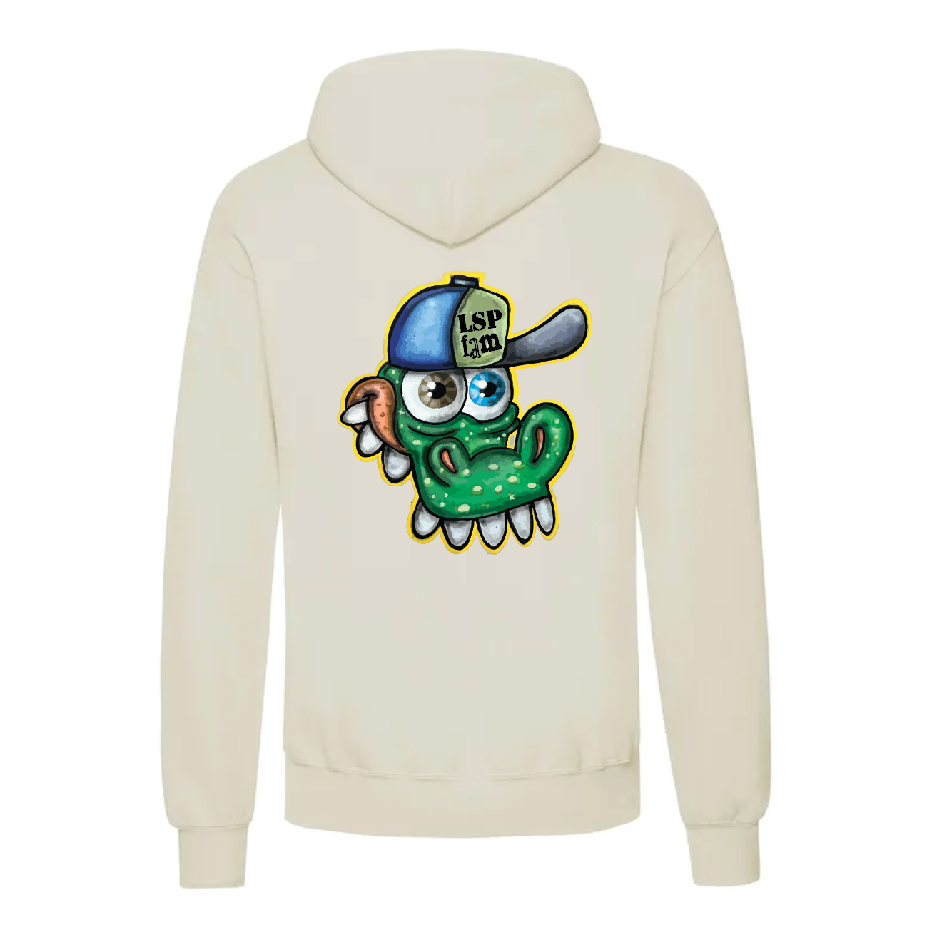 LSP x Gator Hoodie med Stort Print Bak