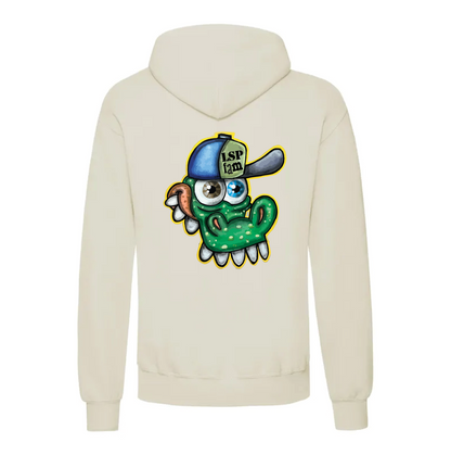 LSP x Gator Hoodie med Stort Print Bak
