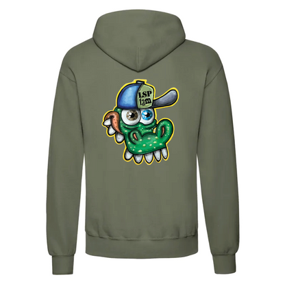 LSP x Gator Hoodie med Stort Print Bak
