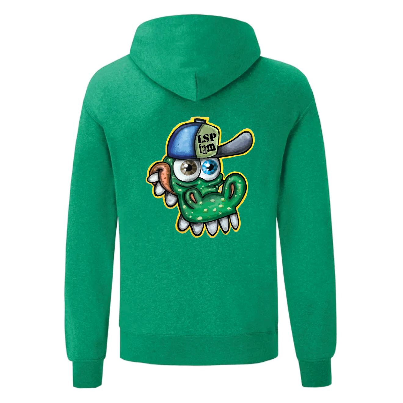 LSP x Gator Hoodie med Stort Print Bak