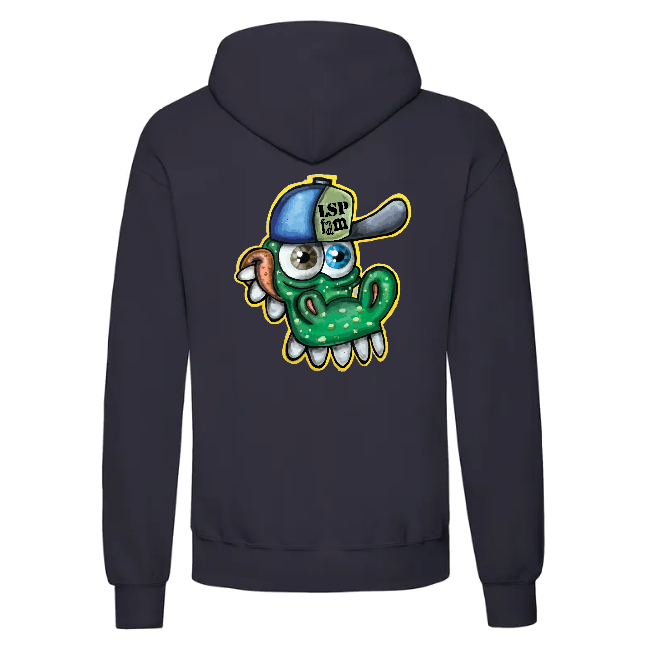 LSP x Gator Hoodie med Stort Print Bak