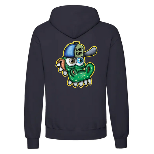 LSP x Gator Hoodie med Stort Print Bak