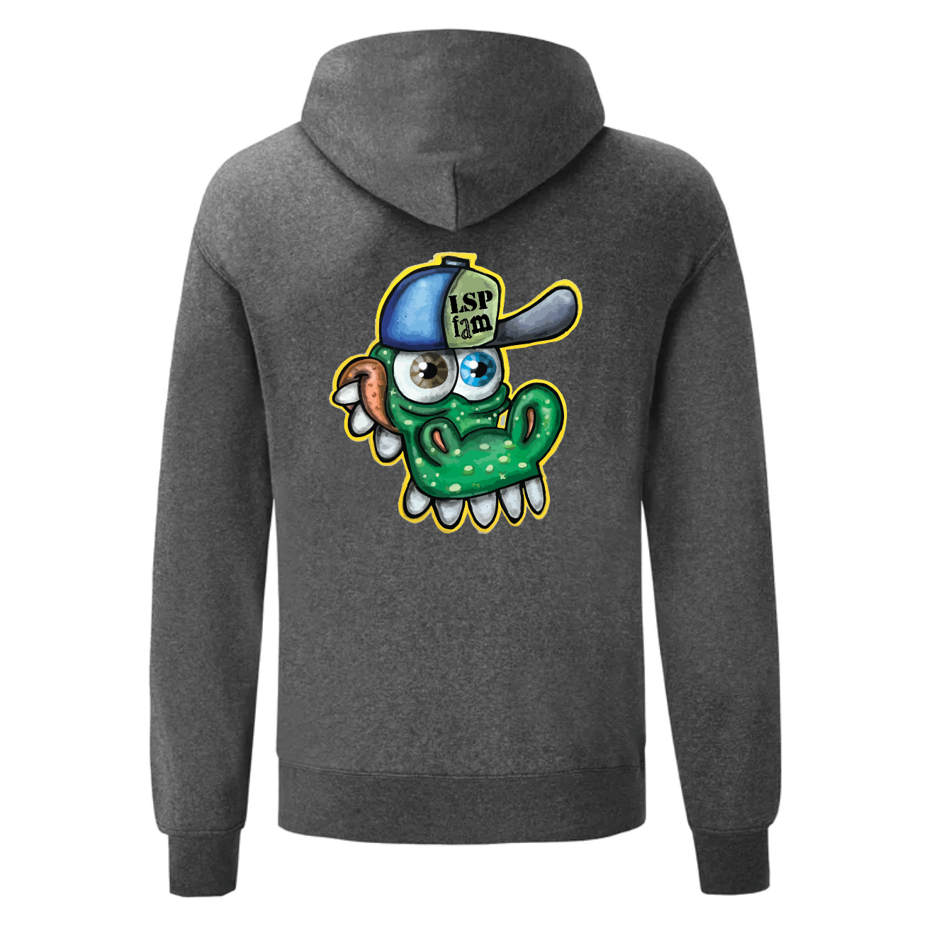 LSP x Gator Hoodie med Stort Print Bak