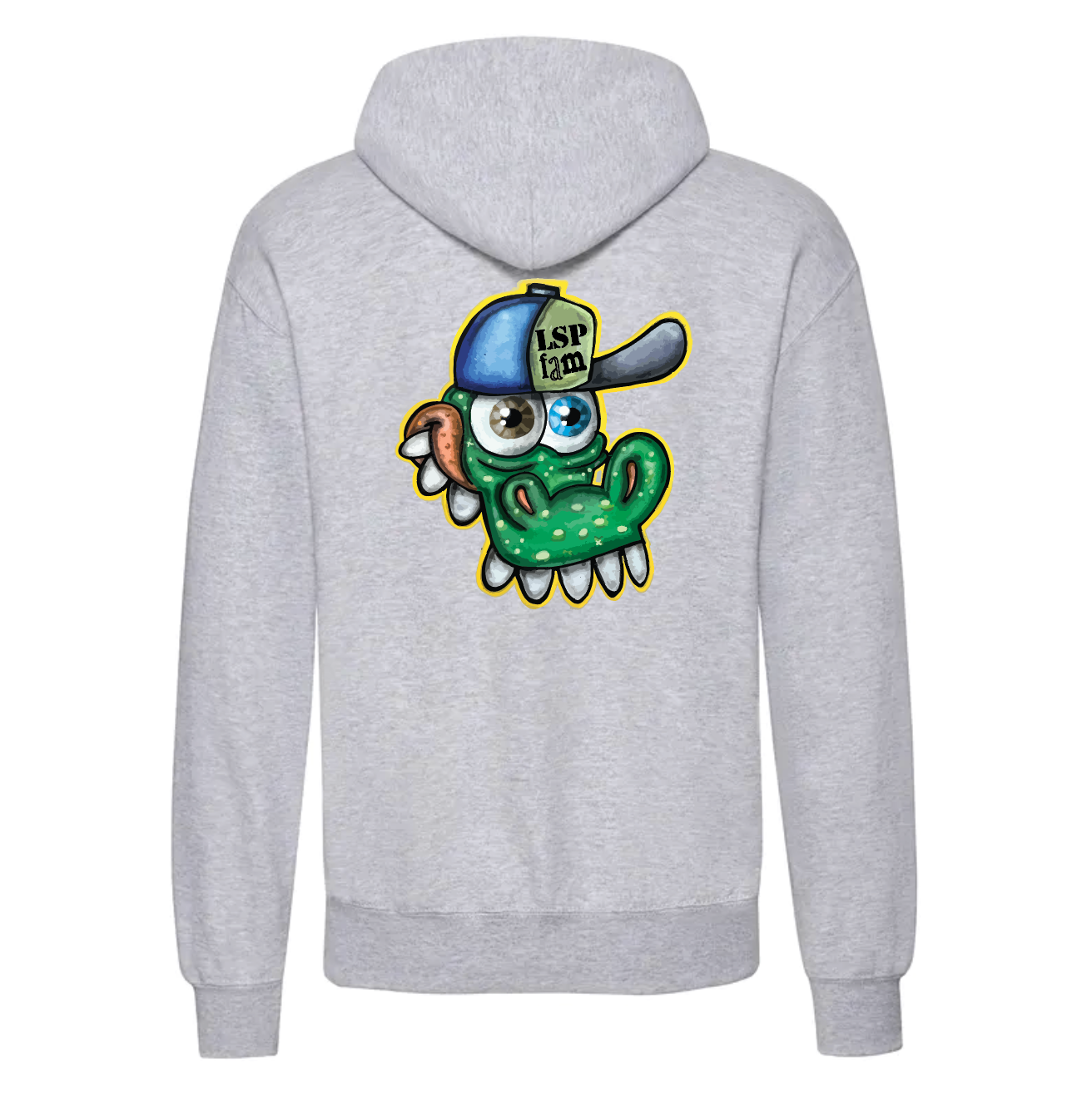 LSP x Gator Hoodie med Stort Print Bak
