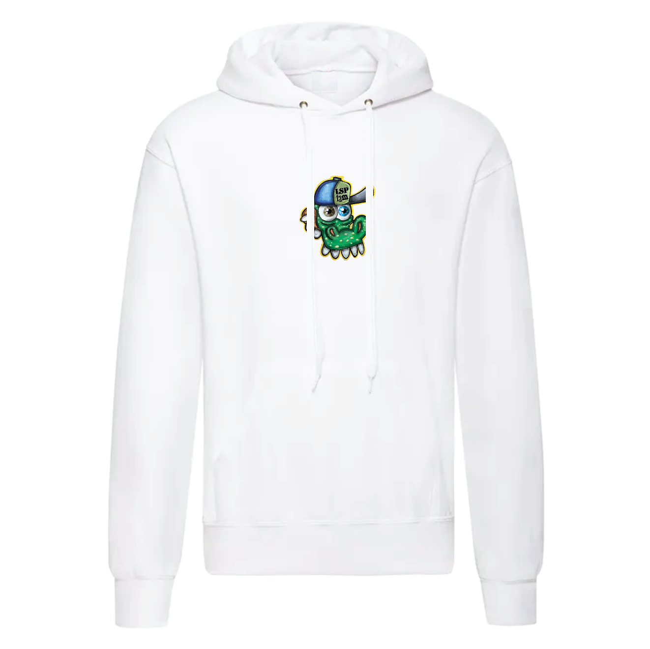 LSP x Gator Hoodie med Stort Print Bak
