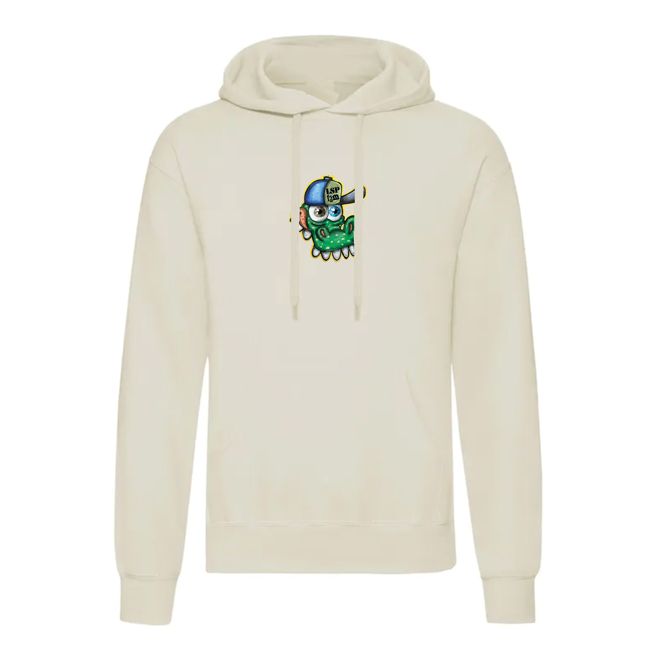 LSP x Gator Hoodie med Stort Print Bak